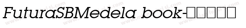 FuturaSBMedela book字体转换